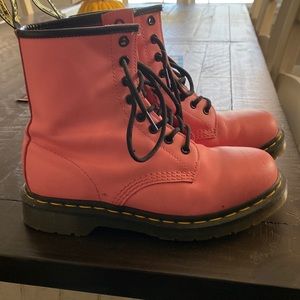 Dr Martens  women’s size 7 bubblegum pink lace up boots